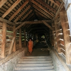 covered staircase